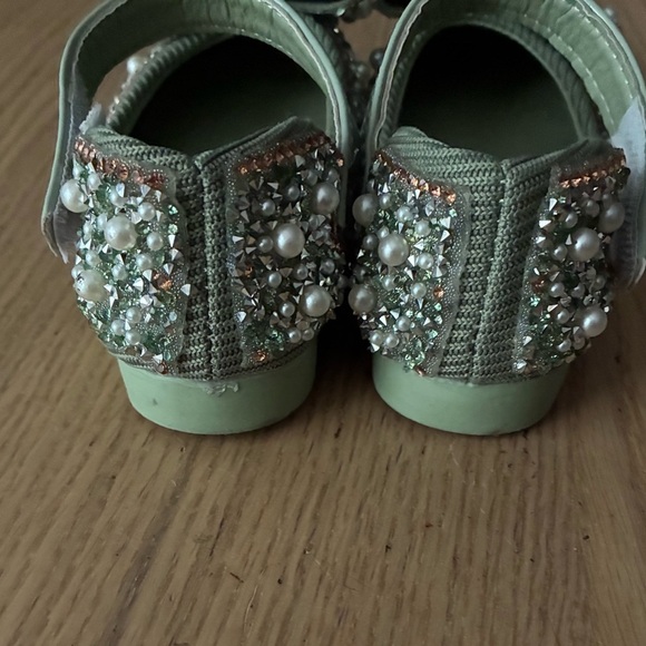 Meng Ke Xuan Elegant Kids' Sparkling Pearl Rhinestone Shiny Kids Princess Shoes - Picture 4 of 13